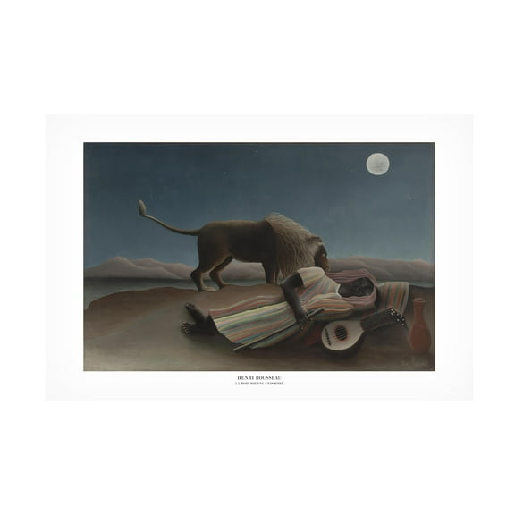 Trademark Fine Art Pictufy La BohAcmienne endormie 1897 Canvas Wall Art