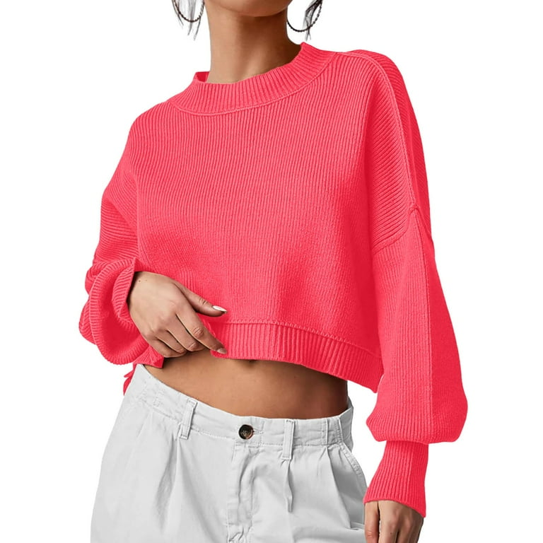 Cropped baggy jumper sale