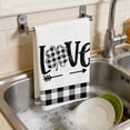 thumbnail image 5 of Eoozwa St. Patrick's Day Kitchen Towel Irish Lucky Shamrock Dish Towel Watercolor Gnome Hand Towels Reusable Tea Towel for Holiday Cooking Baking Drying Cleaning Wipes Home Decor, 5 of 6