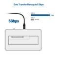 thumbnail image 5 of Cable Matters Type-C USB 3.1 Type B Cable (USB-C / USB C USB B 3.0 / Type-C USB 3.1 to USB B ) in Black 3.3 Feet, 5 of 7