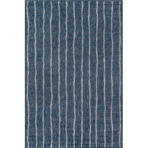 Novogratz VILLAVI-03BLU2060 2 x 6 ft. Villa Machine Made Contemporary Runner Rug, Blue