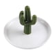 thumbnail image 2 of Bandeja de soporte para anillos de cerámica Hugo Puesto de joyería Verde, 2 of 10