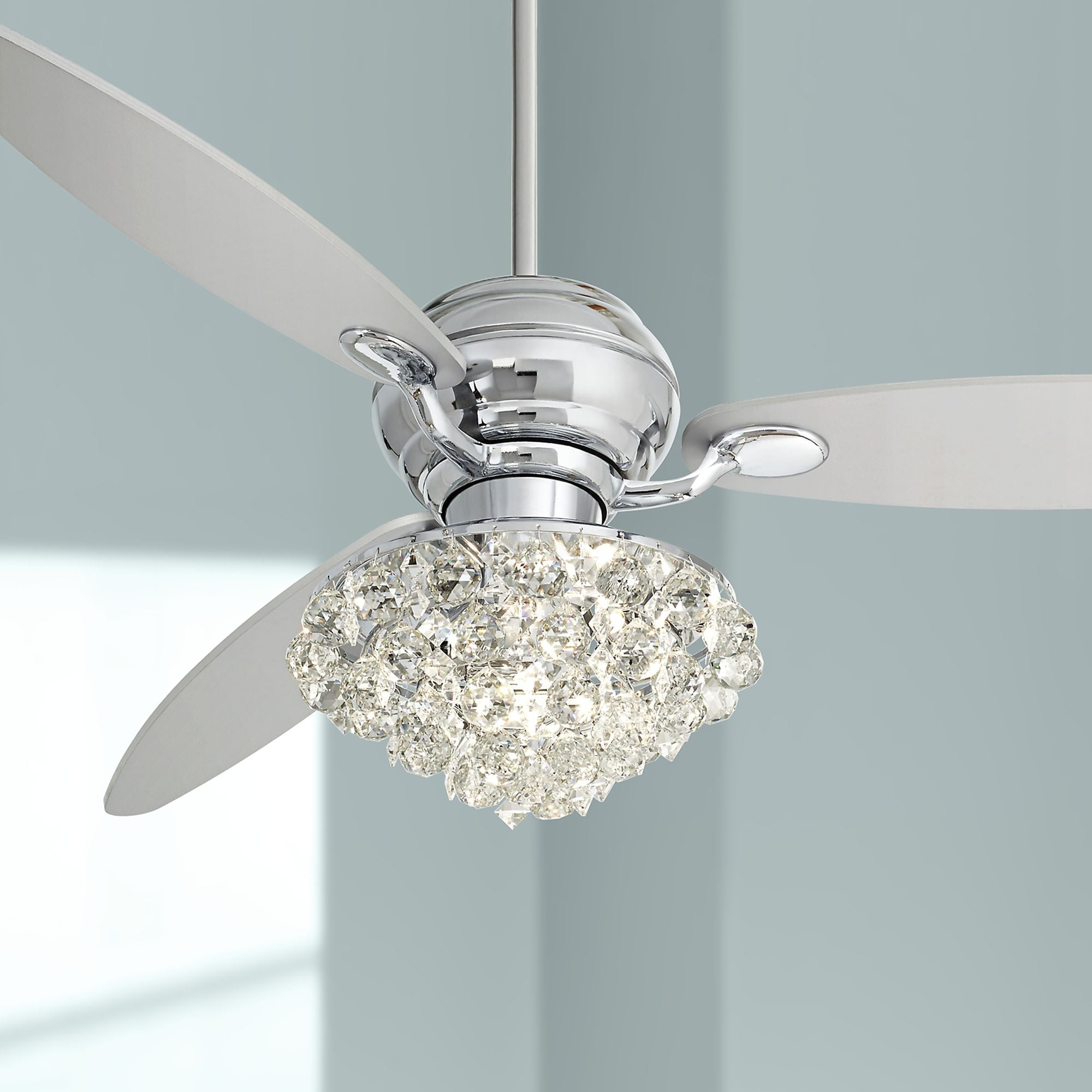 60" Casa Vieja Modern Ceiling Fan with Light LED Dimmable Remote