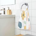 thumbnail image 3 of Yayeee 2 Pack Hand Towels for Bathroom 100% Cotton 16" x 28" Soft Absorbent Kitchen Towel, Cute Floral, 3 of 7