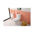 thumbnail image 4 of Elegant Kitchen & Bath TOL2001 28 x 15 x 30 in. Winslet Elongated Toilet, White, 4 of 10