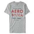 thumbnail image 1 of Camiseta Gráfica Aeropostale Aero NY/CA Gris Extragrande, 1 of 2