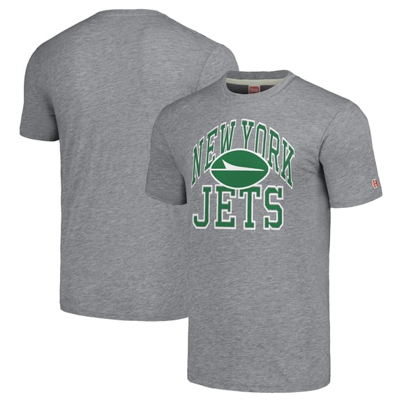 Unisex Homage Gray New York Jets Arch T-Shirt