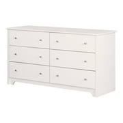 South Shore Vito 6-Drawer Double Dresser, Multiple Finishes