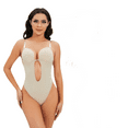 thumbnail image 5 of LYMAYTER Women’s Slimming Bodysuit Tummy Control Backless Shapewear Seamless Strapless Body Shaper Lingerie‌, 5 of 7