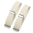 thumbnail image 4 of kurtrusly 2 Pcs Mode Chemise pour Hommes Manches Élastiques Brassards Femmes Blanc, 4 of 7
