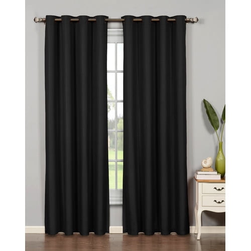 Euphoria Microfiber Room Darkening Grommet Curtain Panels