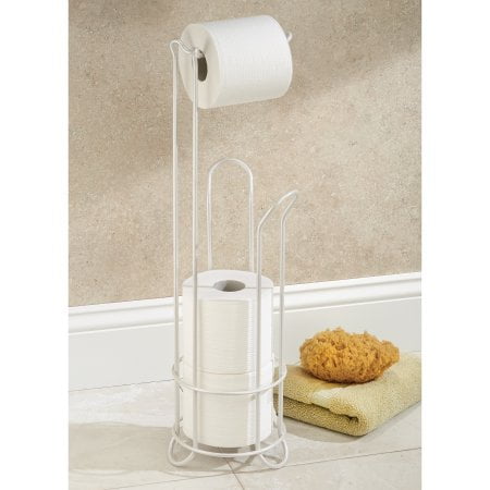 InterDesign Toilet Paper Holder with 4 Free Scott Toilet Papper Rolls!