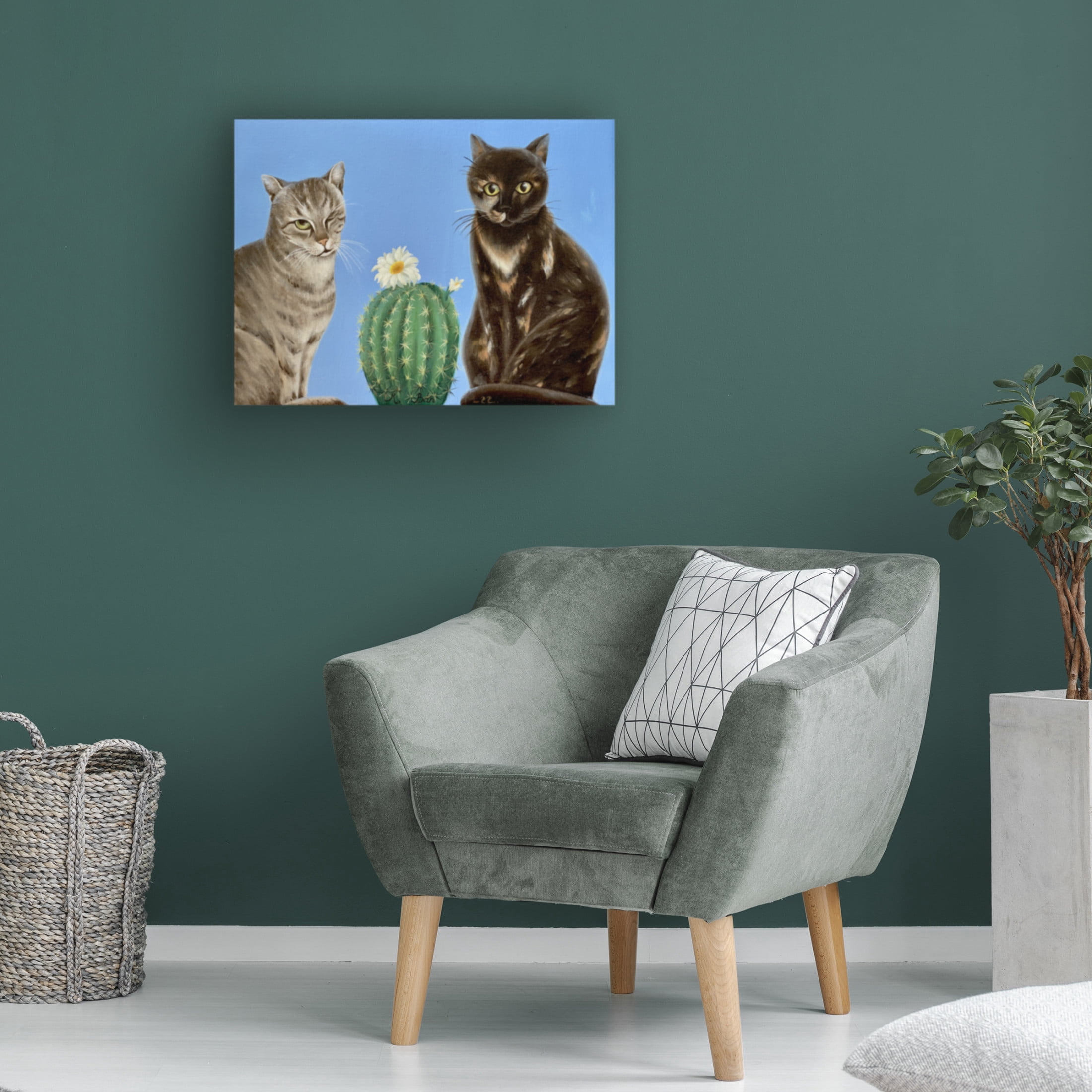 Magdolna Ban 'Discord, 2022' Canvas Art - 19 x 14 Inches
