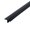 Black, variant on Outwater T-Molding 5/8 Inch Teak/Hickory Flexible Polyethylene Center Barb Tee Moulding 250 Foot Coil