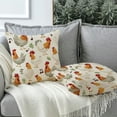 thumbnail image 2 of RKSupls Throw Pillow Covers, Cute Rooster Throw Pillow Case Decoration, Linen Cushion Covers for Couch Sofa Bedroom Living Room Study Holiday Home Decor,18x18in, 2 of 6