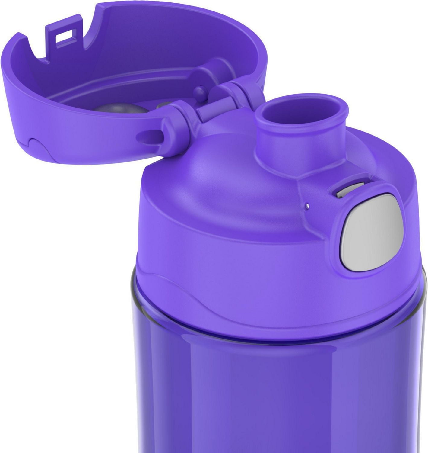 Thermos Kids Plastic Water Bottle with Spout Lid - Blueberry