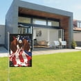 thumbnail image 6 of JoyMoreHome 4th of July Decorations Outdoor: 12x18 American Flag Welcome Garden Flag, Double-sided USA Memorial Day Independence Celebration Decor for Front Yard Lawn Patio Outside, 6 of 6