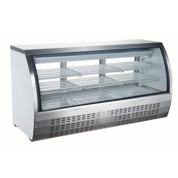 DC200 82" Curved Glass Refrigerated Bakery Deli Case