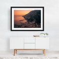 thumbnail image 2 of Overlooking Amalfi 01 - Amalfi Campania Italy Photography Black Framed Wall Art Print 12 x 18 inches, 2 of 4