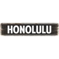 thumbnail image 1 of HONOLULU Gift Cities Metal Signs Home Decor Gift 4x18 204180004052, 1 of 1