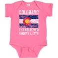 thumbnail image 3 of Inktastic Established August 1, 1876 Colorado Flag Boys or Girls Baby Bodysuit, 3 of 5