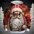 thumbnail image 2 of Hpapadks Hoodie Men Christmas Santa Print Hoodies Pullover Festival Party Long Sleeve Hooded Men's Sweatshirts, 2 of 4