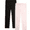 Black Flare/Blush, variant on Real Love Girls’ Jeans – 2 Pack Stretch Denim Pull-On Skinny Fit Jeggings (7-16)
