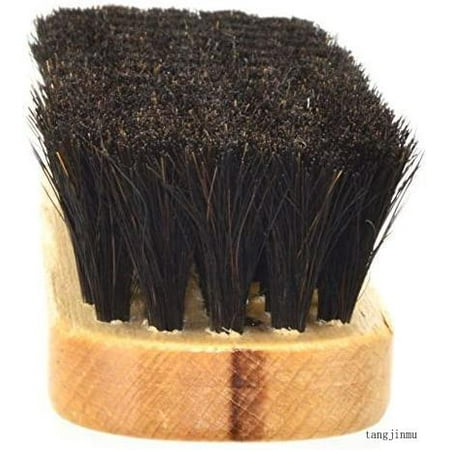 

5 Shoe Shine Brushes Set. 100% Horse Hair. 2-Set. Dark & Light Bristles.