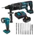thumbnail image 1 of Rotomartillo Cincelador Makita Sds Plus 18v + Lámpara + Acc turquesa Estandar, 1 of 10