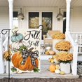 thumbnail image 2 of Fall Pumpkin Double Sided Garden Flag 12x18 Inch Autumn Harvest Decor Weatherproof Thanksgiving Vertical Yard Banner with Rugby Ball Design for Seasonal Halloween Outdoor Sports Decoration, 2 of 6