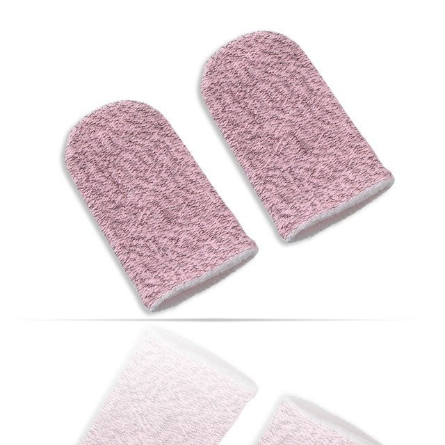 bedienty 2 Pieces Anti-Slip Fingertip Carbon Fiber Sleeves Seamless Cellphones Game Smooth Operation Controllers Protector No.03 1Set