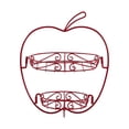 thumbnail image 3 of AMLESO Iron Fruit Basket Detachable Household for Office Desktop Kitchen Countertop Red, 3 of 8