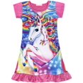 thumbnail image 3 of Unicorn Chemises de Nuit pour Tout-Petites Filles Nuisette Robe de Pyjama, 3 of 7