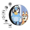 thumbnail image 4 of Saiise Bluey Print Rv Spare Tire Cover Wheel Tire Cover for Travel Trailers Protectors Weatherproof Dust-Proof for Camper Trailer Truck SUV Rv Universal-17 inch, 4 of 8