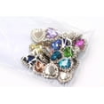 thumbnail image 2 of GKNET 12PCS Mixed Colors Sew On Rhinestone Heart Buttons Clear Crystal Pave Setting-18mm, 2 of 8