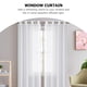 thumbnail image 2 of 2 cortinas blancas transparentes para sala de estar, dormitorio, cortinas largas, 2 of 5