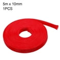 thumbnail image 3 of Unique Bargains PET Cable Wire Wrap 8mm Expandable Braided Sleeving Red 5M Length, 3 of 3