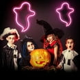 thumbnail image 3 of Cute Ghost Neon Sign, LED Neon Night Light, Halloween Home Decor, Cute Halloween Decor, Spooky Home Decor, Halloween Decorations for Bedroom, Ghost Decor, White, 3 of 8