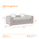 thumbnail image 4 of Sofá cama esponjosa para mascotas, mueble de madera, tapizado suave, calmante, es lavable con patas altas y almohadillas anti deslizantes, incluye cordón y almohadas decorativas. Elije moots, 4 of 11