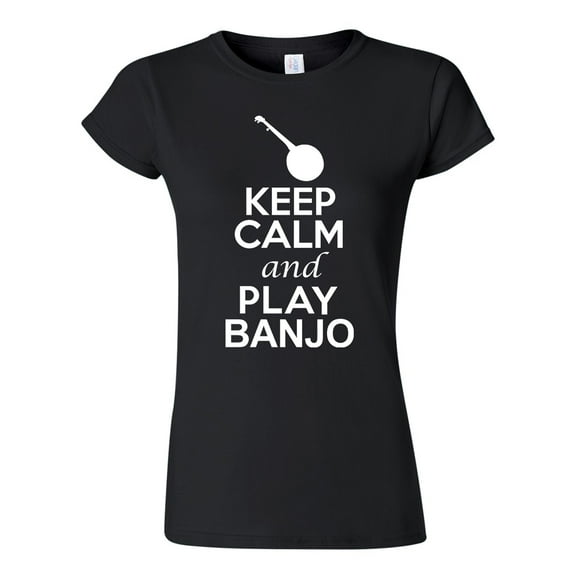 Junior Keep Calm And Play Banjo Music Lover Musician DT T-Shirt Tee