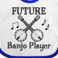 thumbnail image 4 of Inktastic Future Banjo Player Boys or Girls Baby Bib, 4 of 4