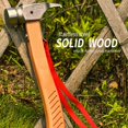 thumbnail image 2 of Camping Hammer Outdoor Multi Functional Camping Hammer Tent Stake Hammer for Camping Hiking Backpacking Gardening, 2 of 7