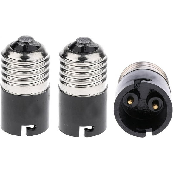 Bulb Base Adapter For Domestic Architectural Use, Flame Retardant Lightweight Design, Easy Installation For Standard B22 Light Bulbs In Home Office Settings