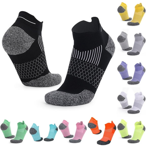 Clearance Under $5 Mens Fashion Color Blocked Socks For Outdoor Cycling Sports Socks
