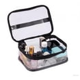thumbnail image 3 of Bolsa de cosméticos Louise Maelys transparente impermeable con asa, 3 of 5