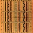 thumbnail image 1 of Ahgly Company Indoor Square Solid Orange Modern Area Rugs, 5' Square, 1 of 4