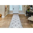 thumbnail image 2 of Charlotte 48262 2 ft. x 7 ft. 3 in. Crystal Runner Rug, Gray, 2 of 3