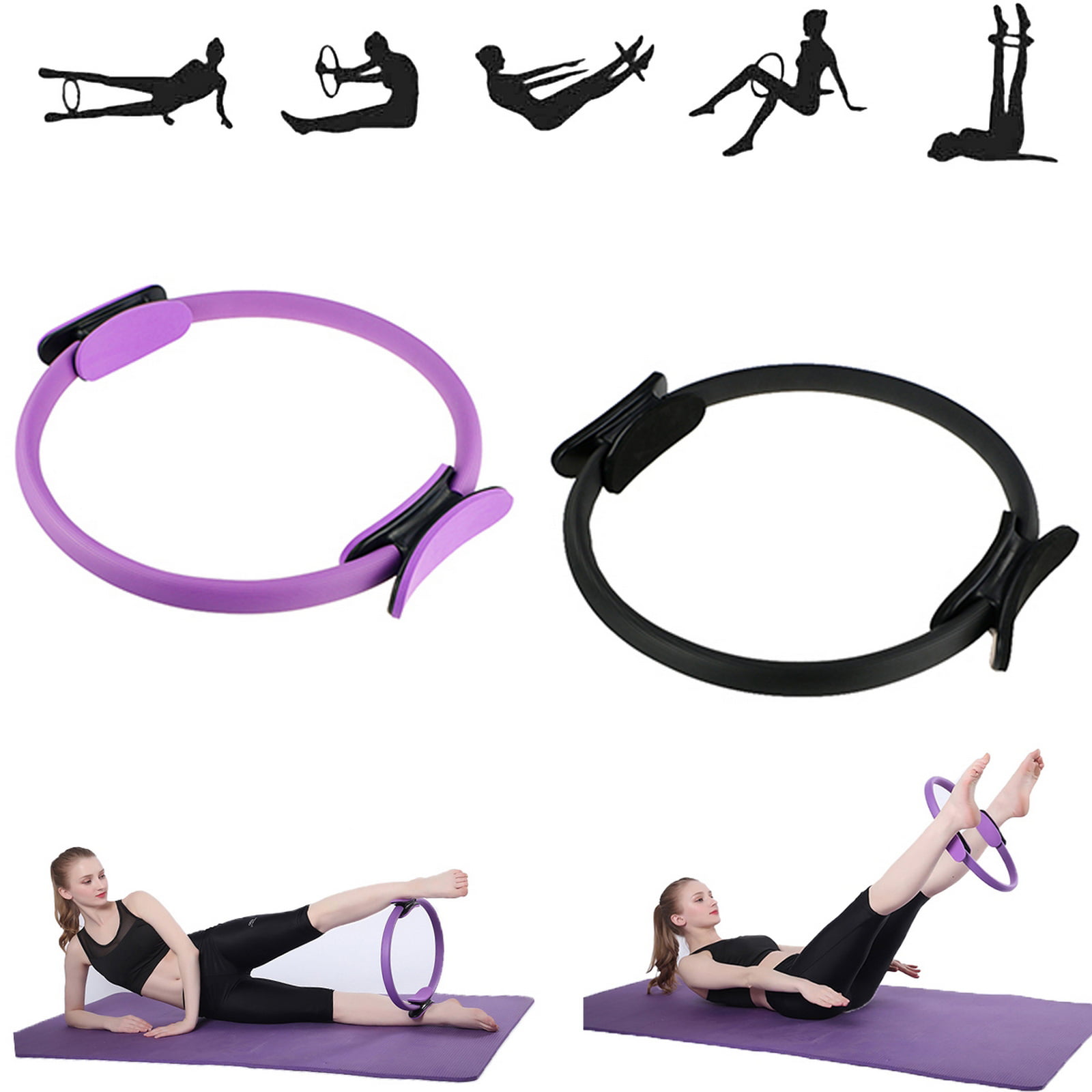 Yoga Pilates Ring Exercise Training Fitness Body Circle 