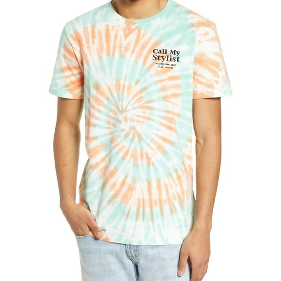 Elevenparis Mens Call My Stylist Graphic T-Shirt, Multicoloured, Large