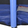 thumbnail image 3 of Soozier 8' Trampoline Bounce Safety Fence Round Trampoline Enclosure Net 6 Poles, 3 of 9